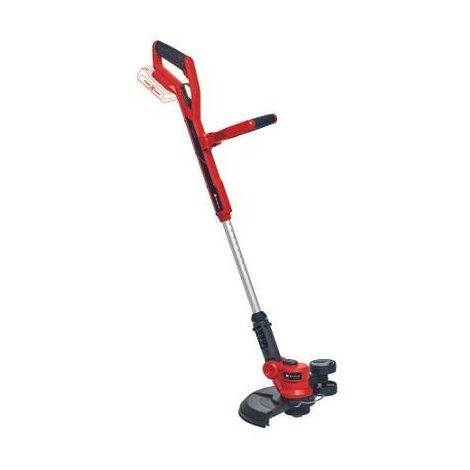 Einhell Recortadora de césped con batería GE-CT 18/30 Li-Solo Power X-Change (18V, anchura de corte 30cm, cabezal motor giratorio 90º e inclinable, incl. bobina de hilo sin batería)