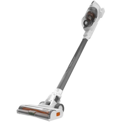 Black & Decker BHFEA515J aspiradora de pie y escoba eléctrica Aspiradora escoba Batería Secar Ciclónico Sin bolsa 0,5 L Naranja, Blanco 1,5 Ah