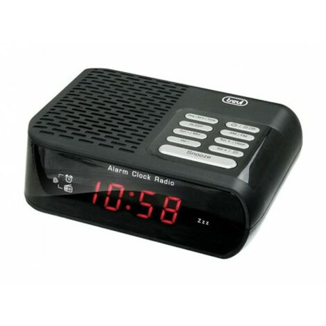 Trevi RC 827 D Reloj Negro - Radio (Reloj, Negro, 140 mm, 114 mm, 40 mm, 310 g)