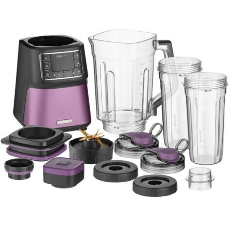Batidora De Vaso Sencor 6352 - 1000W, 7 Velocidades, Vaso De Acero Inoxidable 4.5L, Color Azul