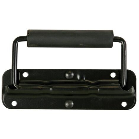 HQ-Power Mango, para el gabinete de altavoces, 140 x 40 mm, con resorte, metal, negro