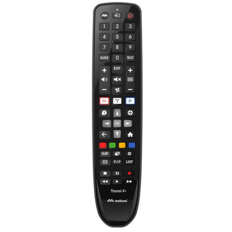 Meliconi Gumbody Personal 4 plus mando a distancia IR inalámbrico TV Botones (1/3)