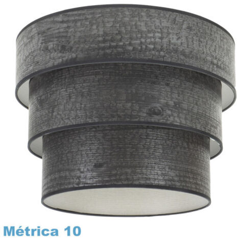 Pantalla colgante triple smile m10 madera negra 50dx40dx28h (1/4)