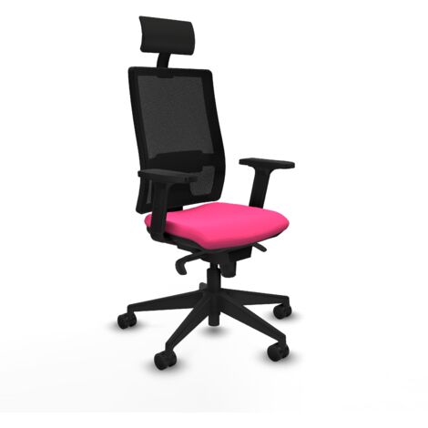 Silla ergonómica piqueras y crespo Horna negro espuma alta densidad (1/5)