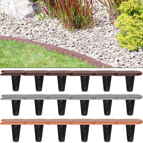 PROSPERPLAST PALISADA OGRODOWA PŁASKA 1 BRĄZ 3,8 m