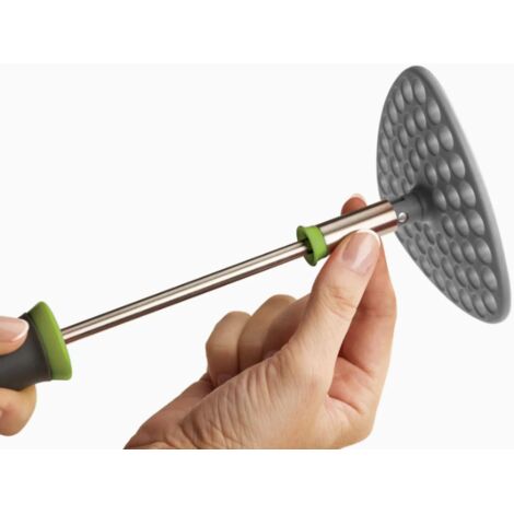 Machacador de patatas Joseph Joseph Delta Green, diseño ergonómico y funcional, ideal para obtener puré suave, resistente y duradero Color verde (1/3)