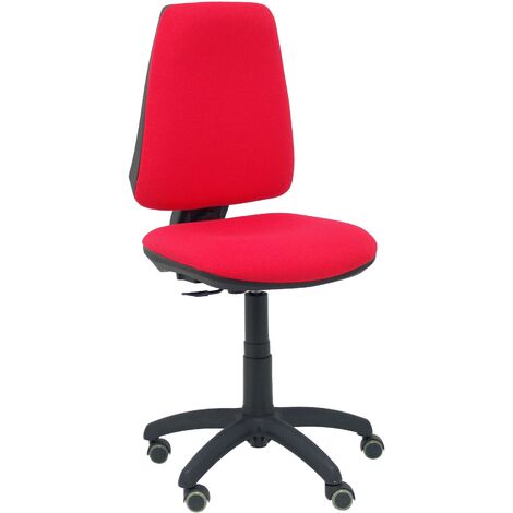 Silla Elche CP bali rojo ruedas de parqué
