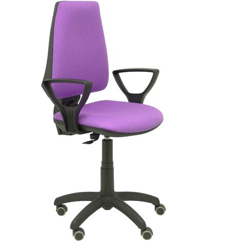 Silla Elche CP bali lila brazos fijos ruedas de parqué (1/5)