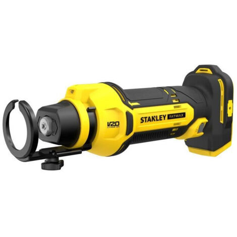 Stanley Sierra de Corte para Panel Yeso V20 Li-ION 18V, velocidad 26.000 RPM, diámetro de pinzas 3, 2 mm (1/8"), 6, 35 mm (1/4"), Luz LED. Sin cargador/batería. para profesionales y manitas (1/5)