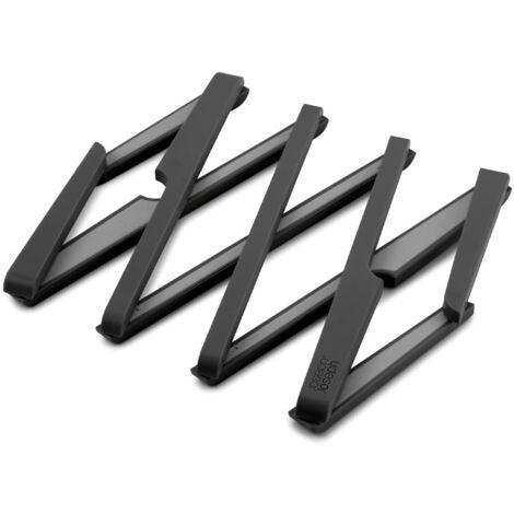 Salvamanteles Extensible Stretch™ Negro, Protección para Mesas, Diseño Extensible, Resistente al Calor, Fácil de Limpiar, Ideal para Cocina y Comedor. (1/5)