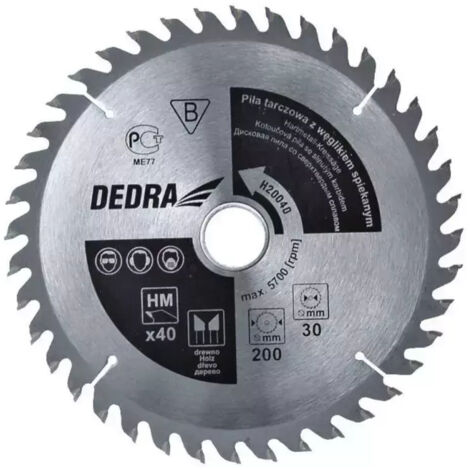 DEDRA H50060 hoja de sierra circular 50 cm 1 pieza(s) (1/2)