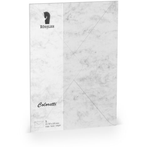 Rossler Papier Sobres 220711514 Gris Papel 157 x 225 mm