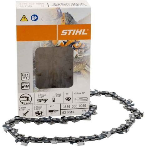 Stihl Picco Micro 3 (PM3) cadena de sierras de repuesto Micro -chisel 76,2 / 8 mm (3 / 8")