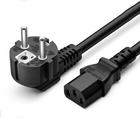 Cable de alimentacion CPU CEE7/M-C13/H 2 M Negro