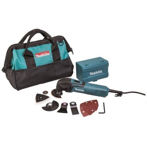 Makita TM3000CX6 - Cortador de lijadora multifunción, 320 W, ángulo 3,2 ° + accesorios