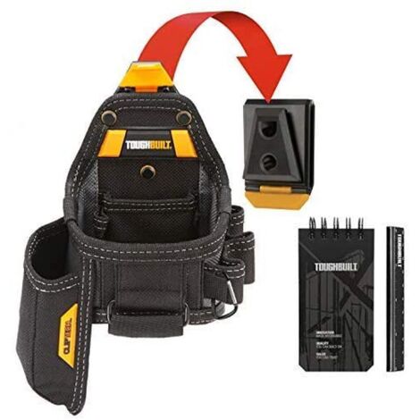 Bolso Portaherramientas Cuchilla, Cinta + Bloc de Notas y Lápiz  TB-CT-25X ToughBuilt®