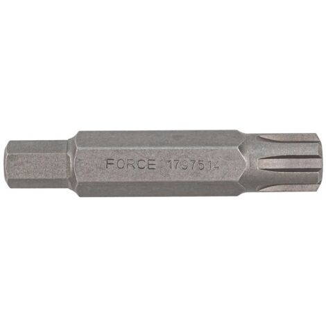 Punta Ribe de 6 puntas M14x75 mm L, 10 mm (1/2)