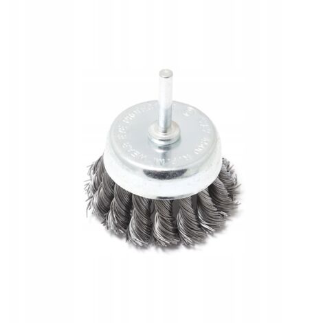 Cepillo de copa Ø 76 mm, vástago de 6 mm (1/4)