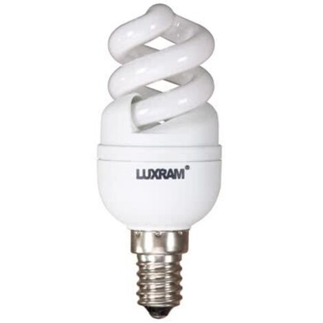 Bombilla e14 (fino) espiral super mini supreme 11w 2700k 584lm -a