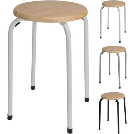 Taburete Lifetime Madera Ø 29,5 x 45 cm (1/2)