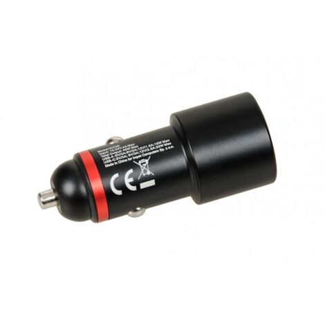 Cargador de coche IBOX C-20 USB-C + USB-A 48W - carga rápida (1/4)