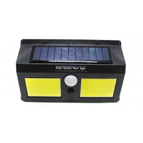 Lámpara solar 40 LED con sensor de movimiento y anochecer (1/5)