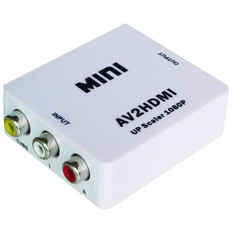 MINKUROW Hdmi Scart Adapter, Scart To Hdmi Converter 1080p Hd Compatible  Con Ntsc Pal Para Sky