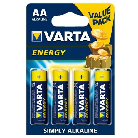 Pila LR06 AA VARTA ENERGY Alcalina ( 20 Blister)