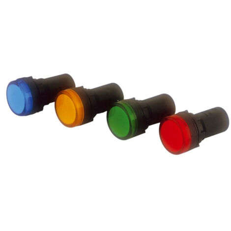 Piloto LED 230VAC Alto Brillo VERDE (1/2)