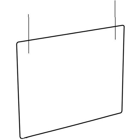 ARCHIVO 2000 Mampara de protección colgante de metacrilato