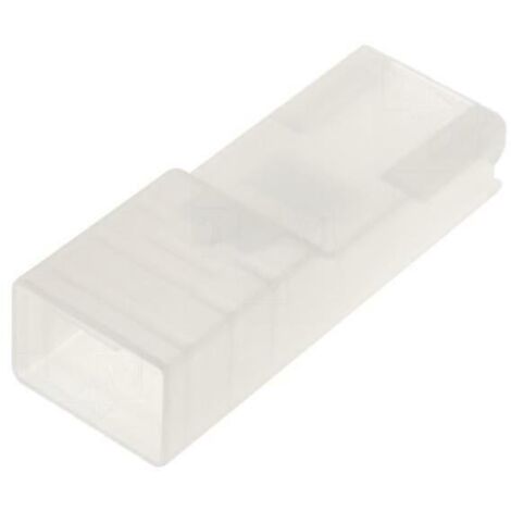 Funda Terminal Faston Hembra 6,3mm Con Reten Color Natural