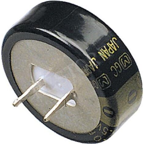 SuperCondensador Electrolitico 1 Faradio 5,5Vdc Medidas 2,5x7,6mm (1/2)