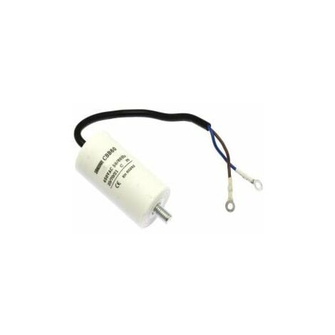 30uF 450Vac Condensador Trabajo Motor 45x95mm CABLES