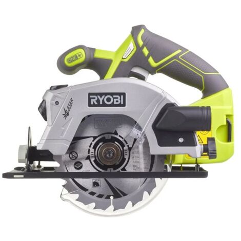 RYOBI - Sierra Circular 18V ONE+ (sin Batería) Hoja Ø150mm, Guía Láser - para Todos los Cortes Rectos y Biselados (0 a 50°), Recorte, Escariado en Carpintería y Ebanistería - RWSL1801M