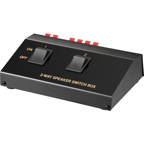 Goobay 60928 interruptor de sonido Negro (1/3)
