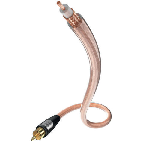 Inakustik 00308221 cable de audio - cables de audio (2m, RCA, RCA, 6 mm) Transparente (1/2)