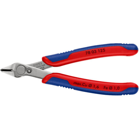 KNIPEX 78 03 125 Electronic Super Knips® con mangos multicomponentes 125 mm