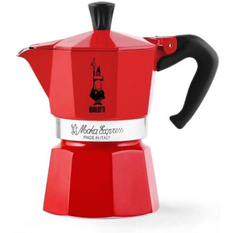 Bialetti 4941 cafetera manual Cafetera italiana Rojo