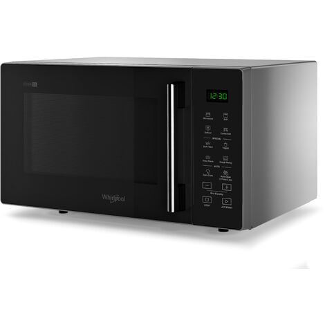 Whirlpool - Horno microondas MWP 253 SB Cook 25, cavidad de 25 L, color silver negro, MW+grill function, touch foil control, potencia MWO 900 W, potencia grill 1000 W