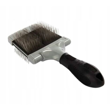 FURminator Slicker Brush Carda Grande/Dura para separar y desenredar el pelo de los perros y gatos (1/2)