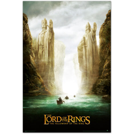 Grupo Erik Póster El señor de los anillos Argonath - Lamina decorativa/Póster Producto con licencia oficial