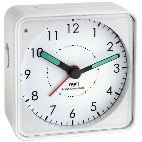 TFA-Dostmann 60.1510 Reloj despertador analógico Blanco