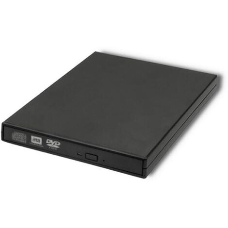Qoltec 51858 External DVD-RW Recorder USB 2.0Black