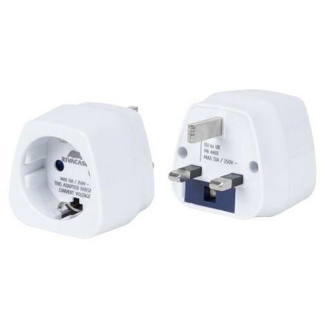 ADAPTADOR AC ENCHUFE AMERICANO BLANCO