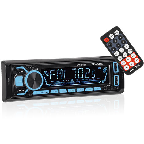 BLOW AVH-8890 radio Coche Negro