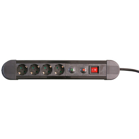 multiplicador de 3 tomas con ttl 16 a con interruptor y cable de 3x1,5 mm  de 3 m de largo