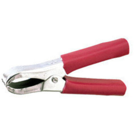 Pinza Cocodrilo Bateria 15A Aislada ROJO (1/2)