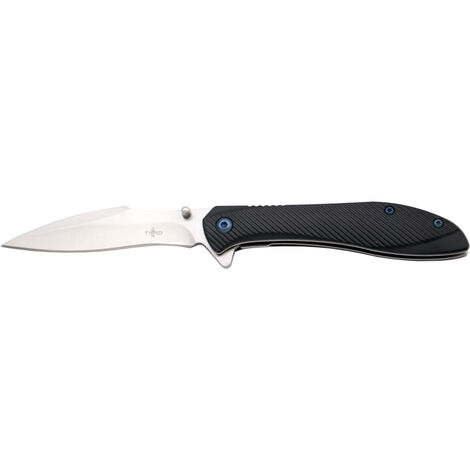 Machete cortacañas Third S2013BK hoja de acero inox de 48,5 cm con mango de  cuerda trenzada. Incluye funda de nylon.