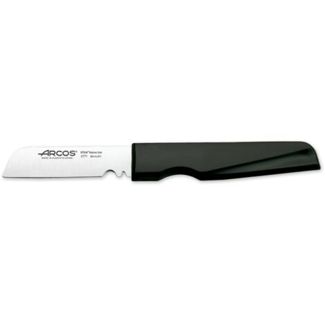 Cuchillo Electricista 90Mm Mango Plastico Inox Negro Arcos