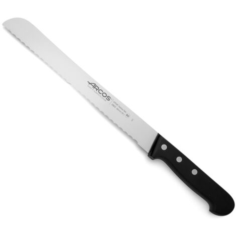 Cuchillo Panero Arcos Universal 282204 de Acero Nitrum, con Mango de Polioximetileno y hoja de 25 cm en estuche